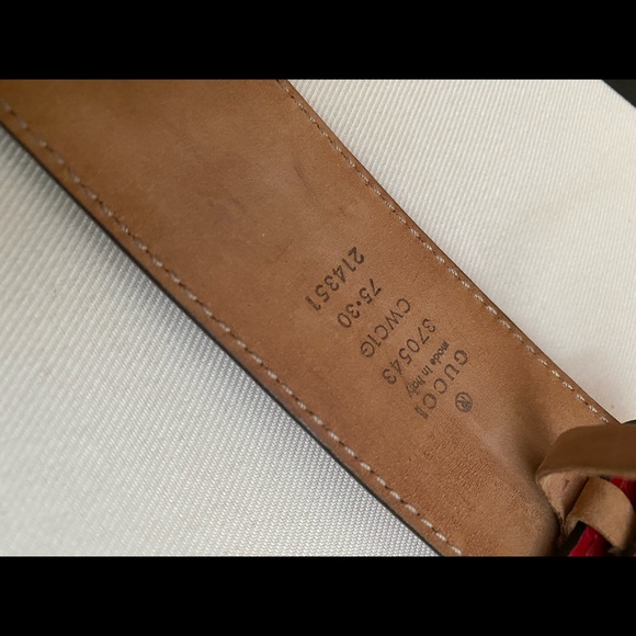 Gucci GG pattern ladies belt - Picture 6 of 8